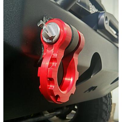 American Trail Products Billet D-Ring Shackles (Red) - 96000001R
